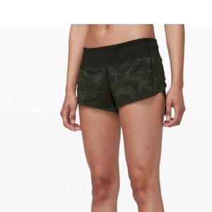 Lululemon Speed Up Shorts Incognito Camo